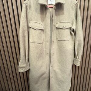 Wilfred Utility Jacket in Cream